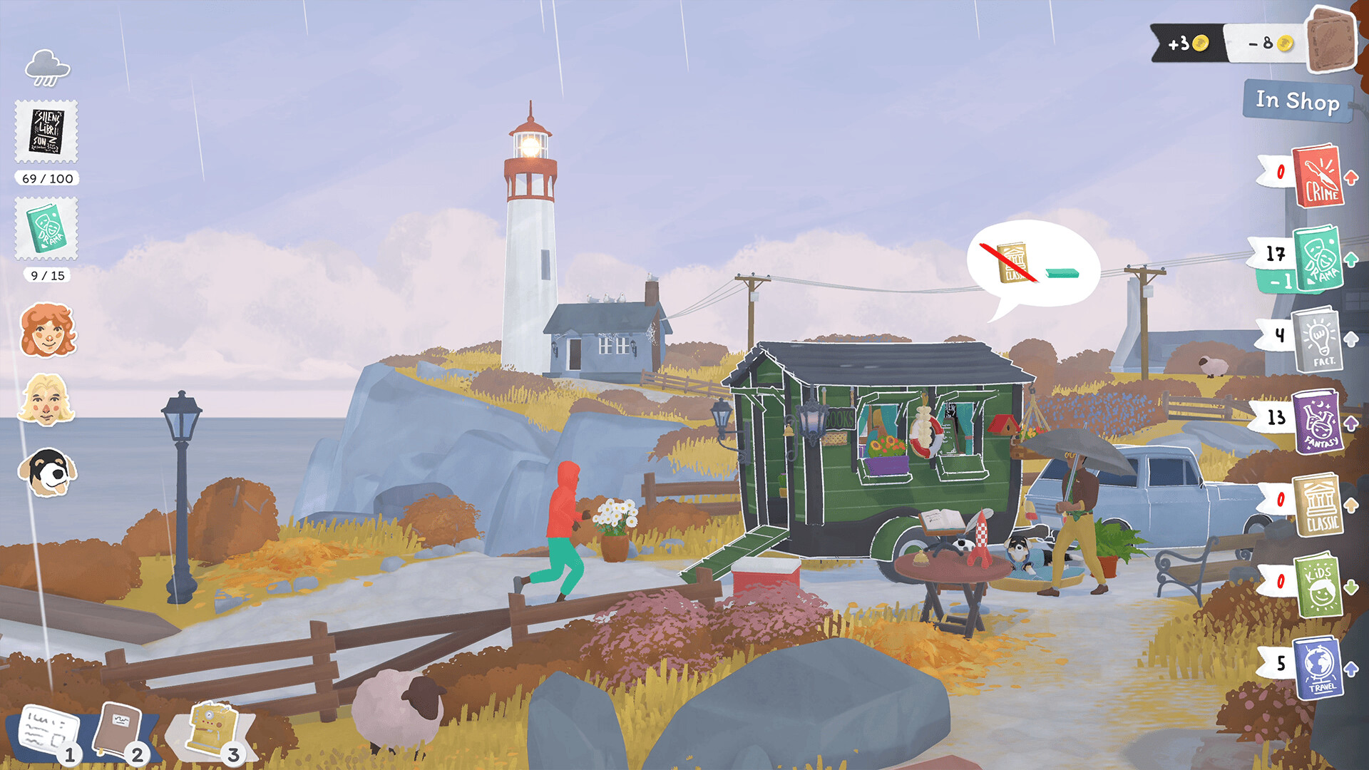 Скриншот: Tiny Bookshop