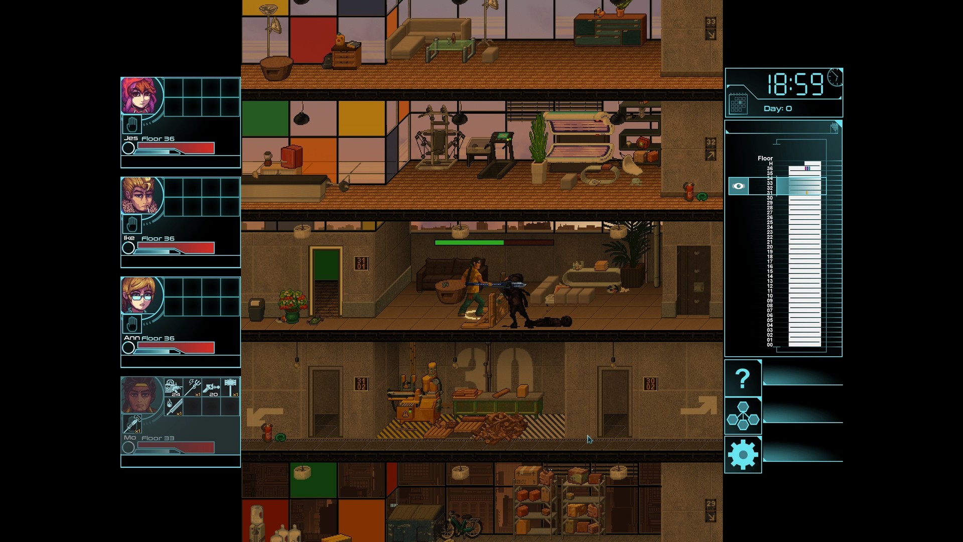 Скриншот: Highrisers