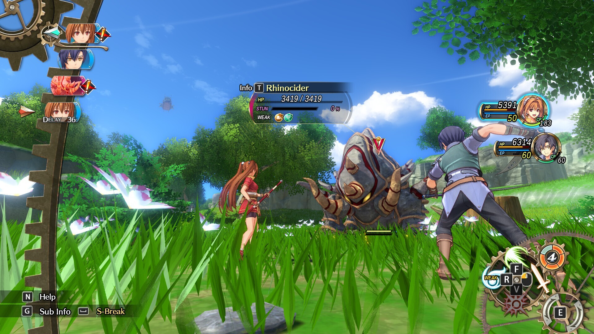 Скриншот: Trails in the Sky 1st Chapter