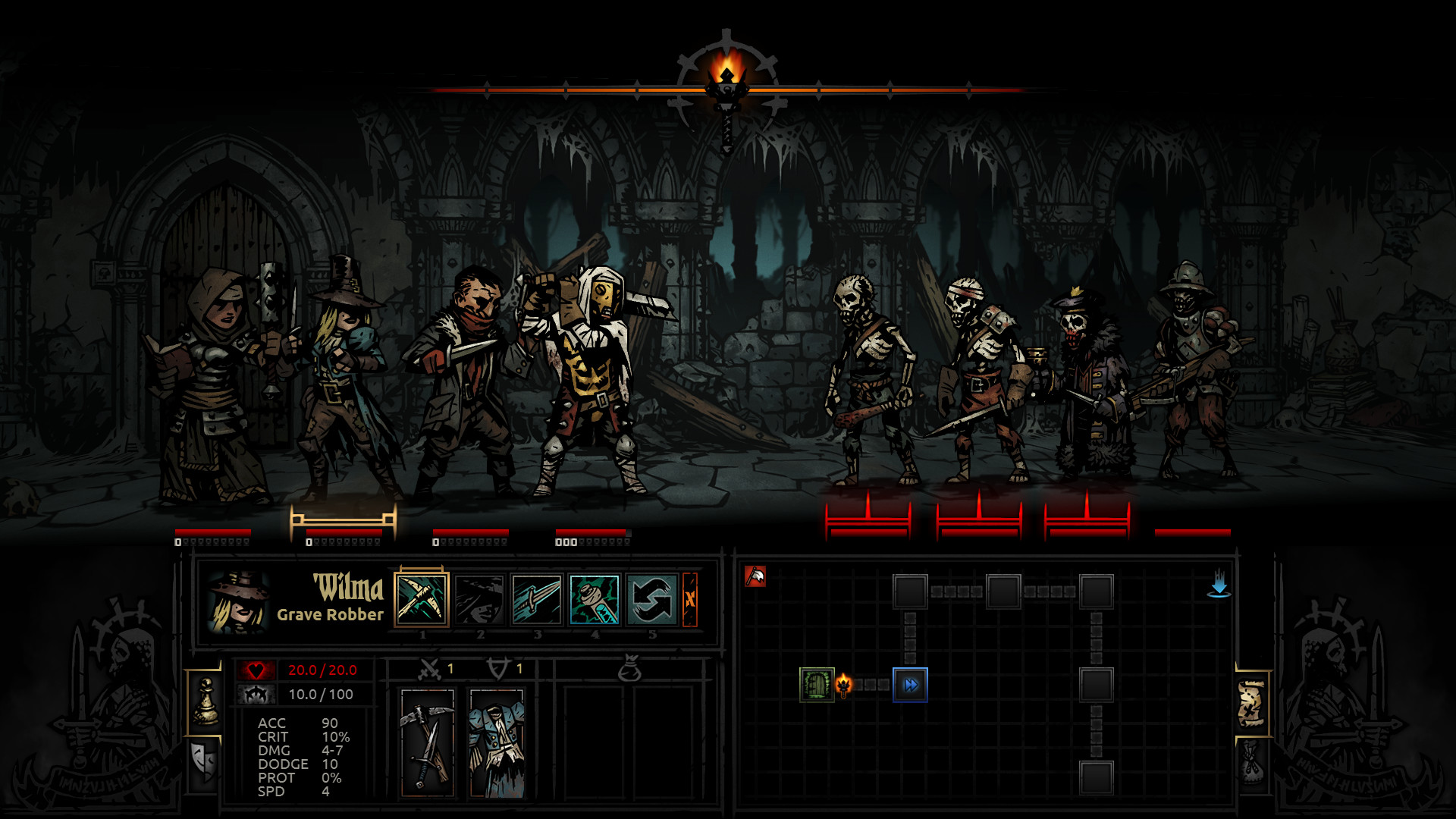 Скриншот: Darkest Dungeon®
