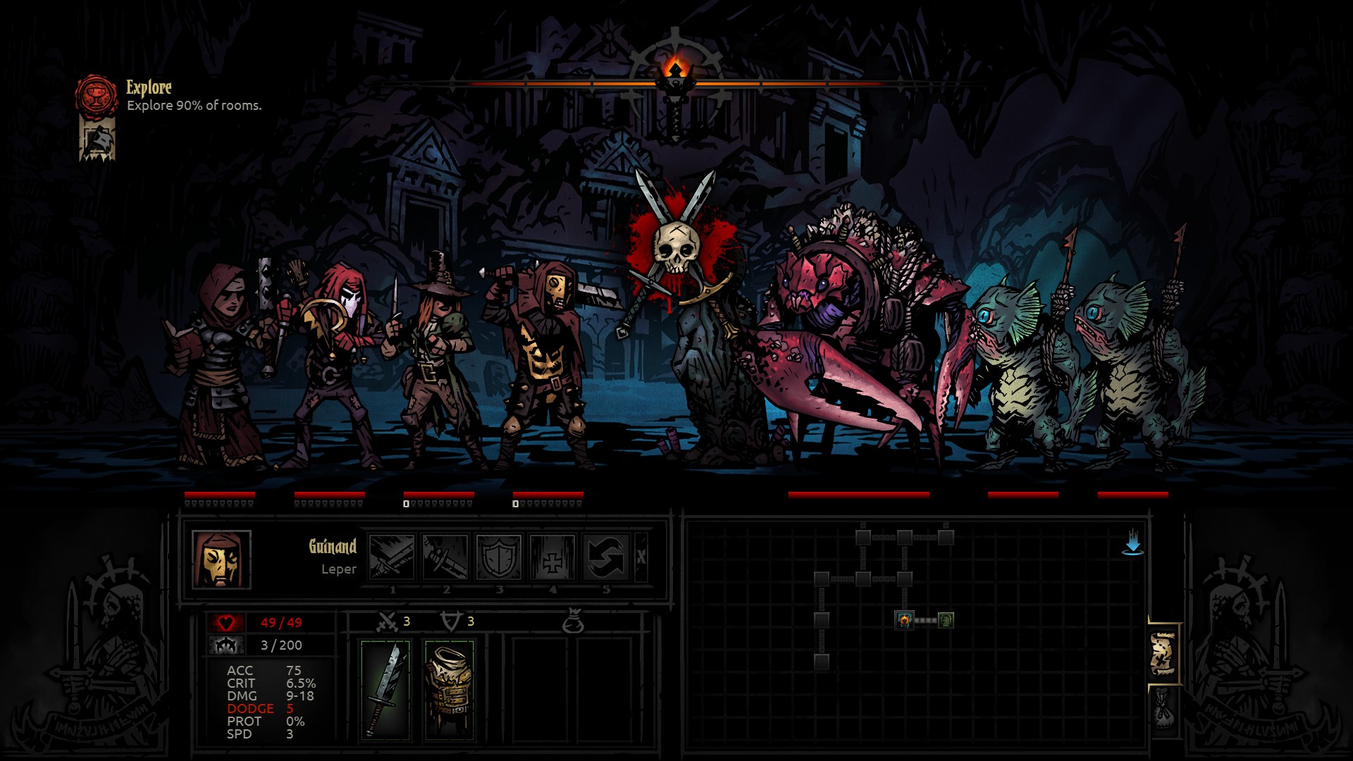 Скриншот: Darkest Dungeon®