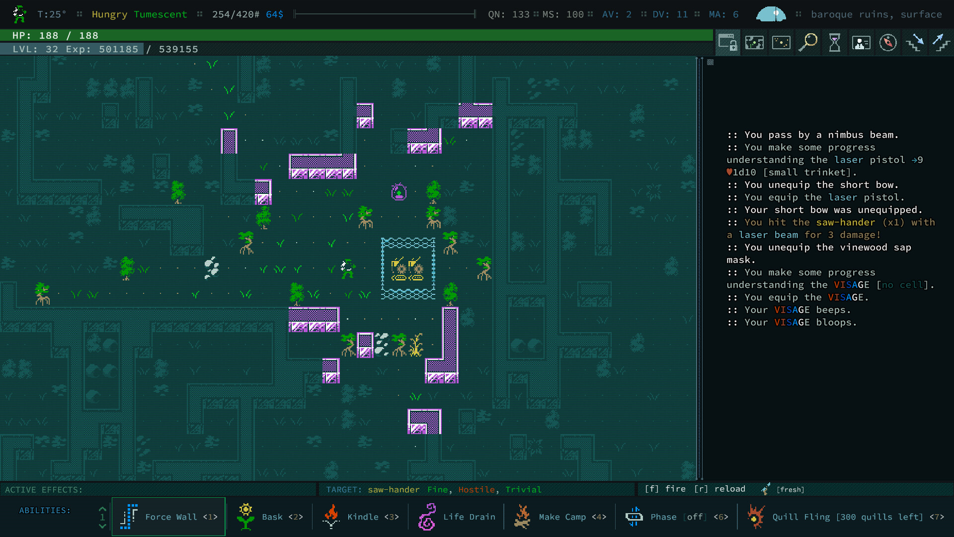 Скриншот: Caves of Qud