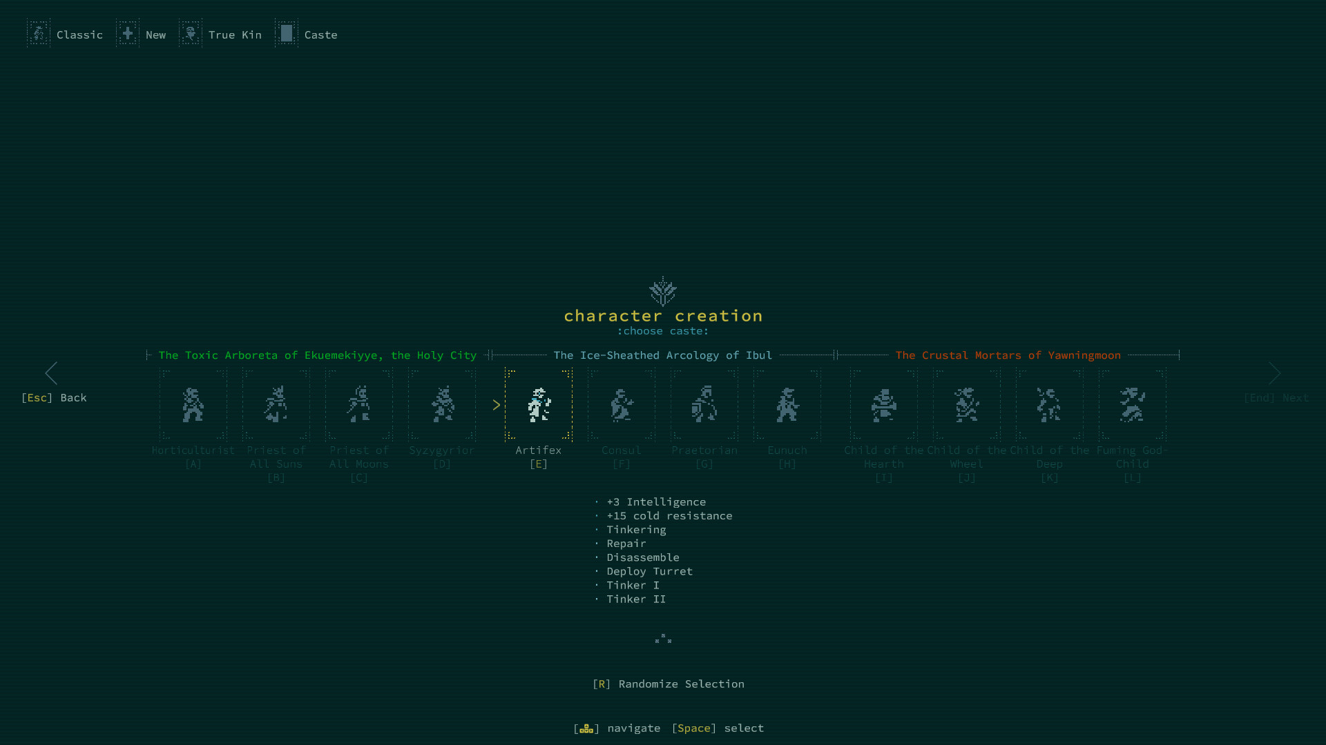 Скриншот: Caves of Qud