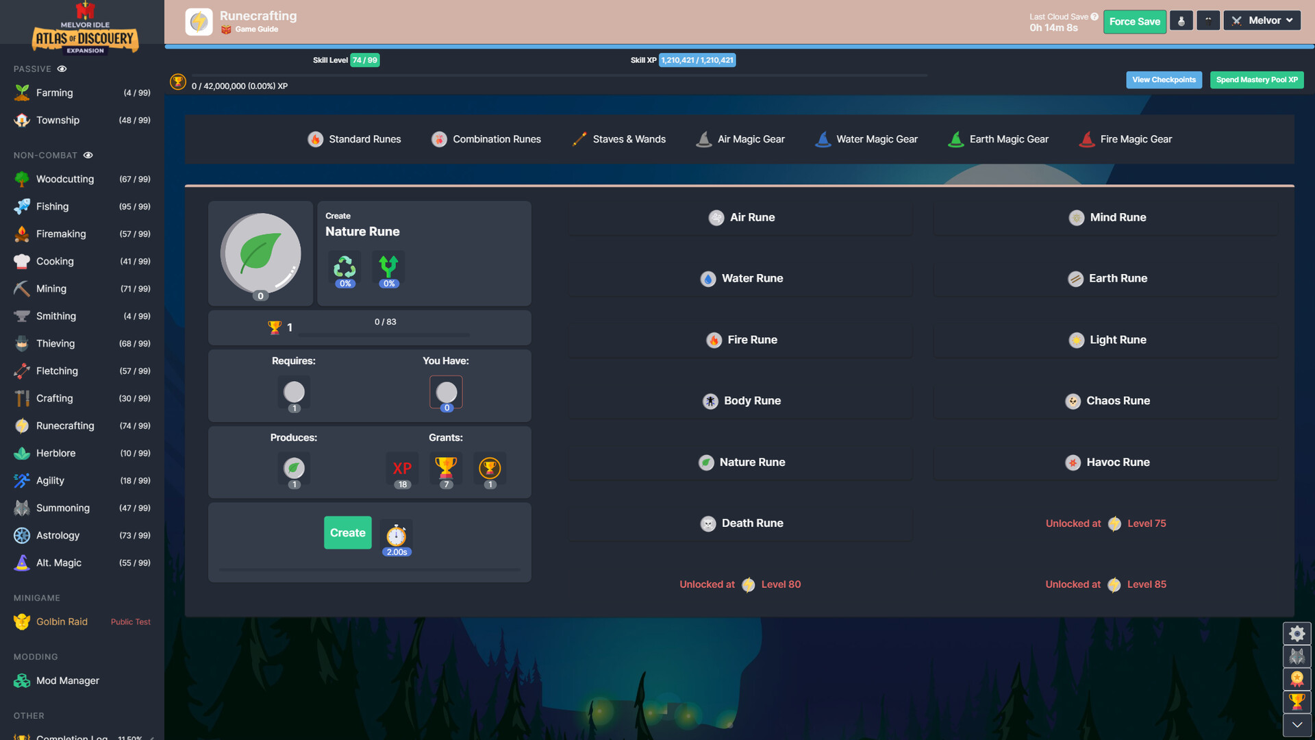 Скриншот 8: Melvor Idle