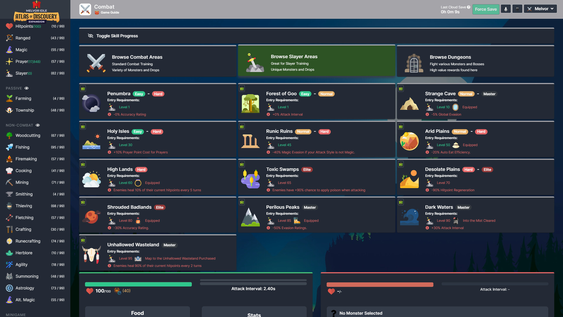 Скриншот 9: Melvor Idle