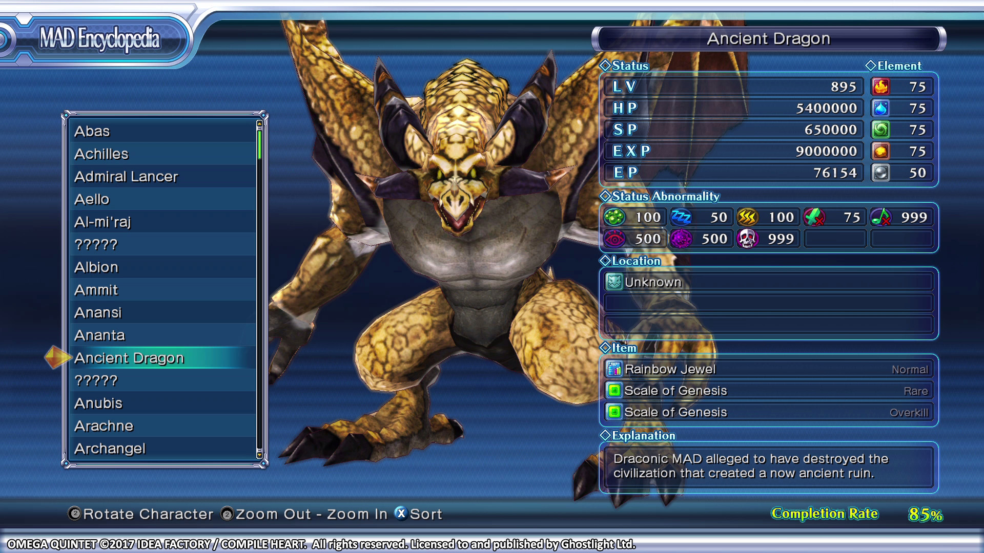 Скриншот 13: Omega Quintet