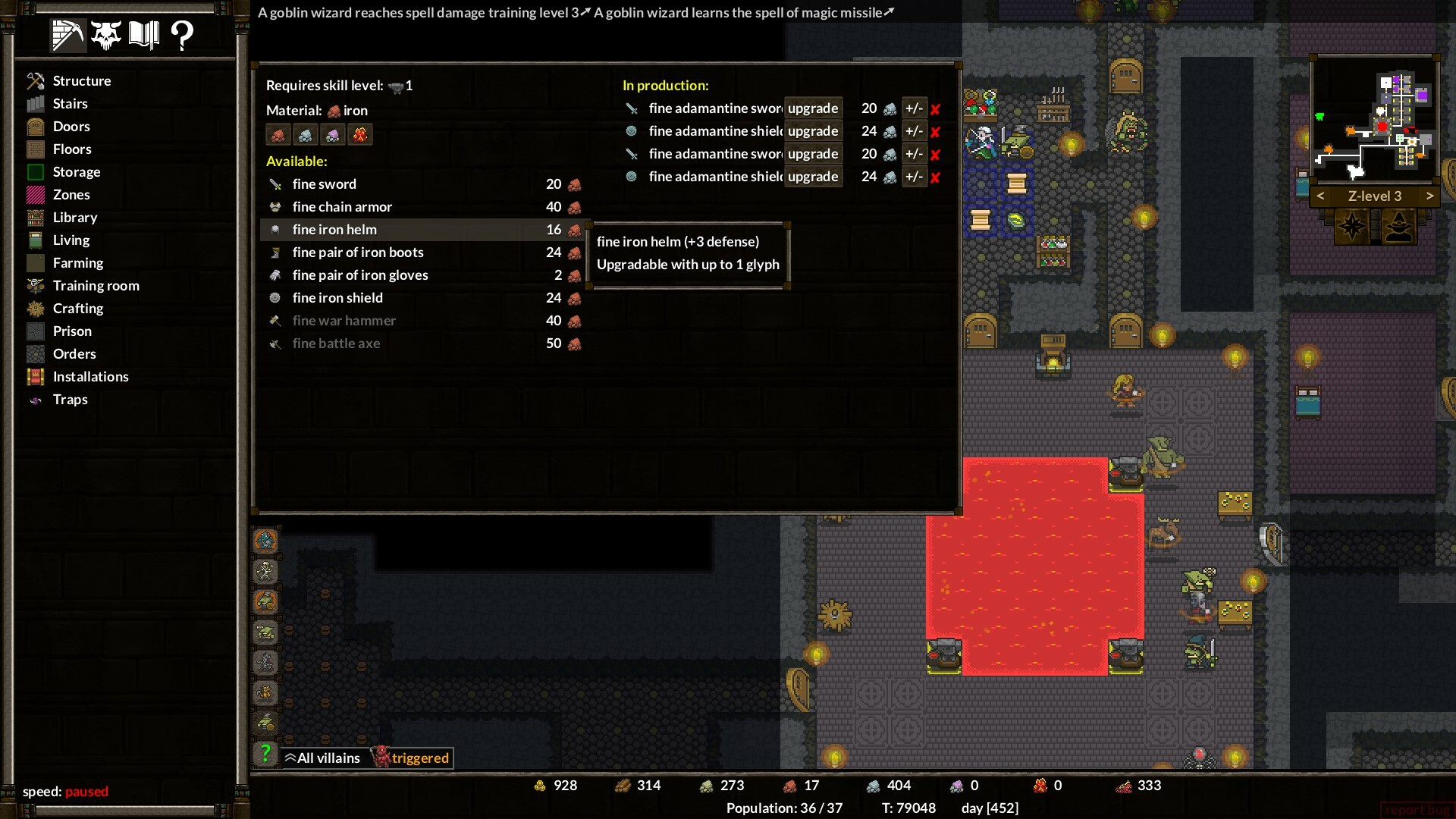 Скриншот: KeeperRL