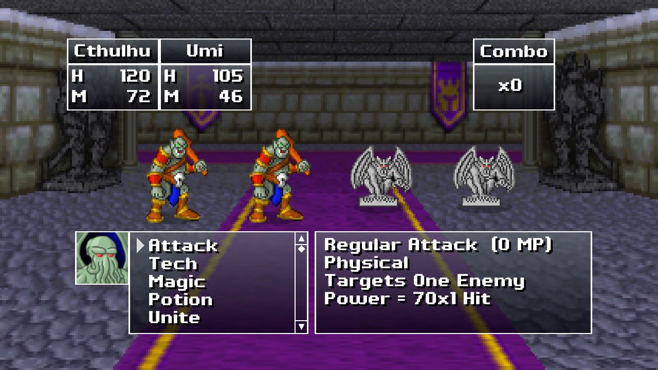 Скриншот: Cthulhu Saves the World