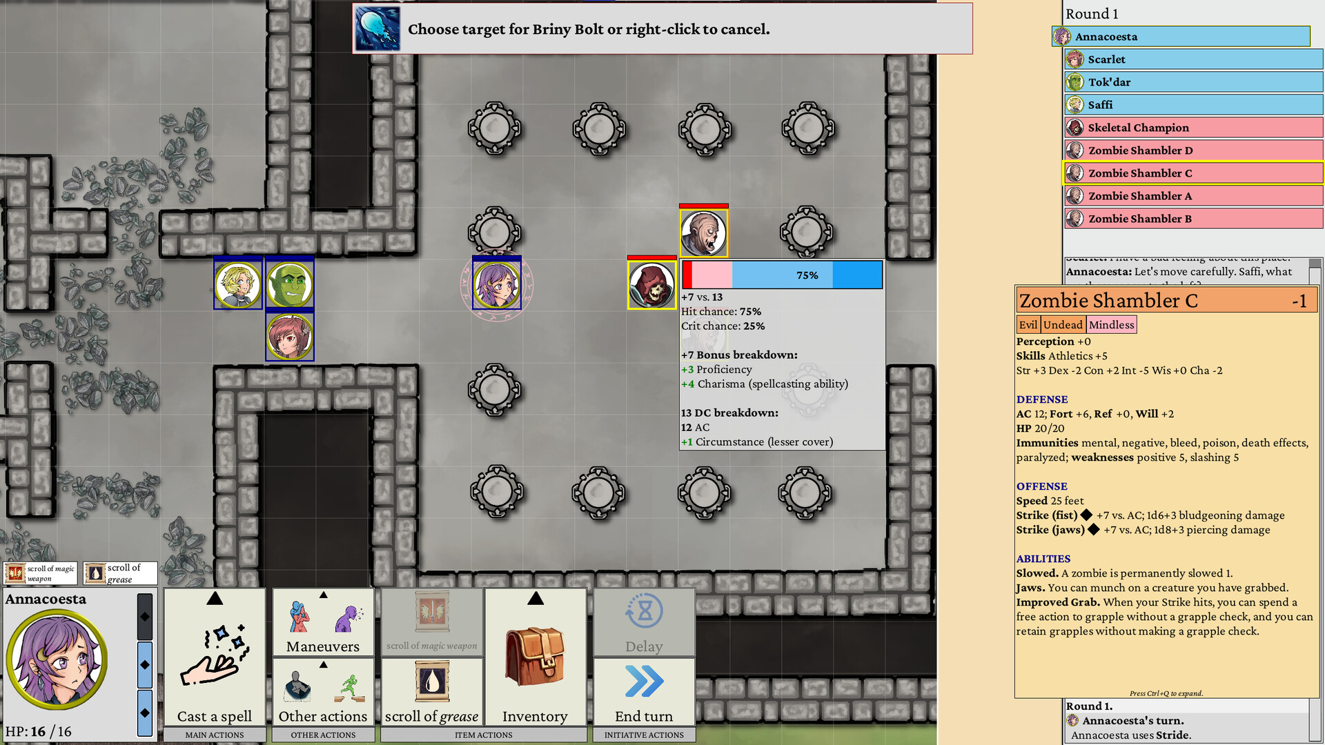 Скриншот: Dawnsbury Days