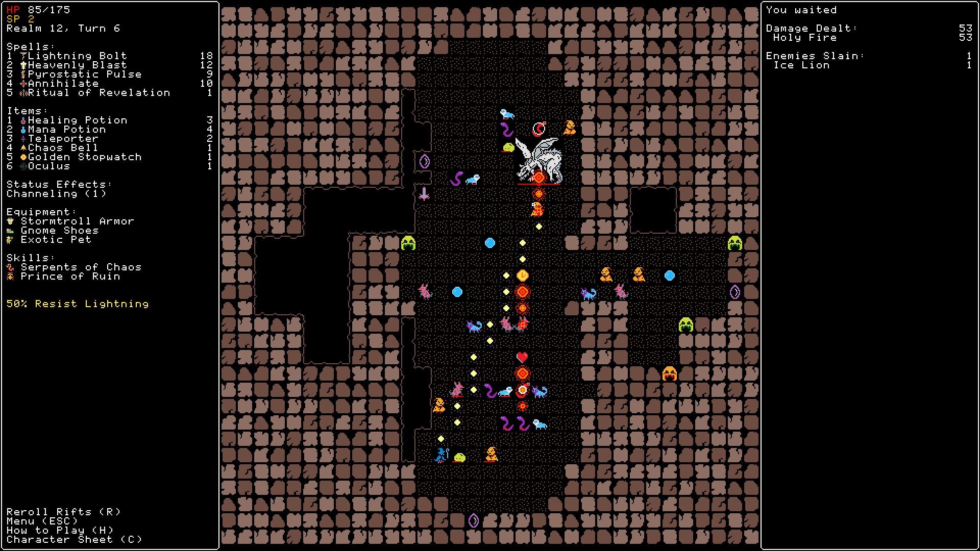 Скриншот: Rift Wizard 2