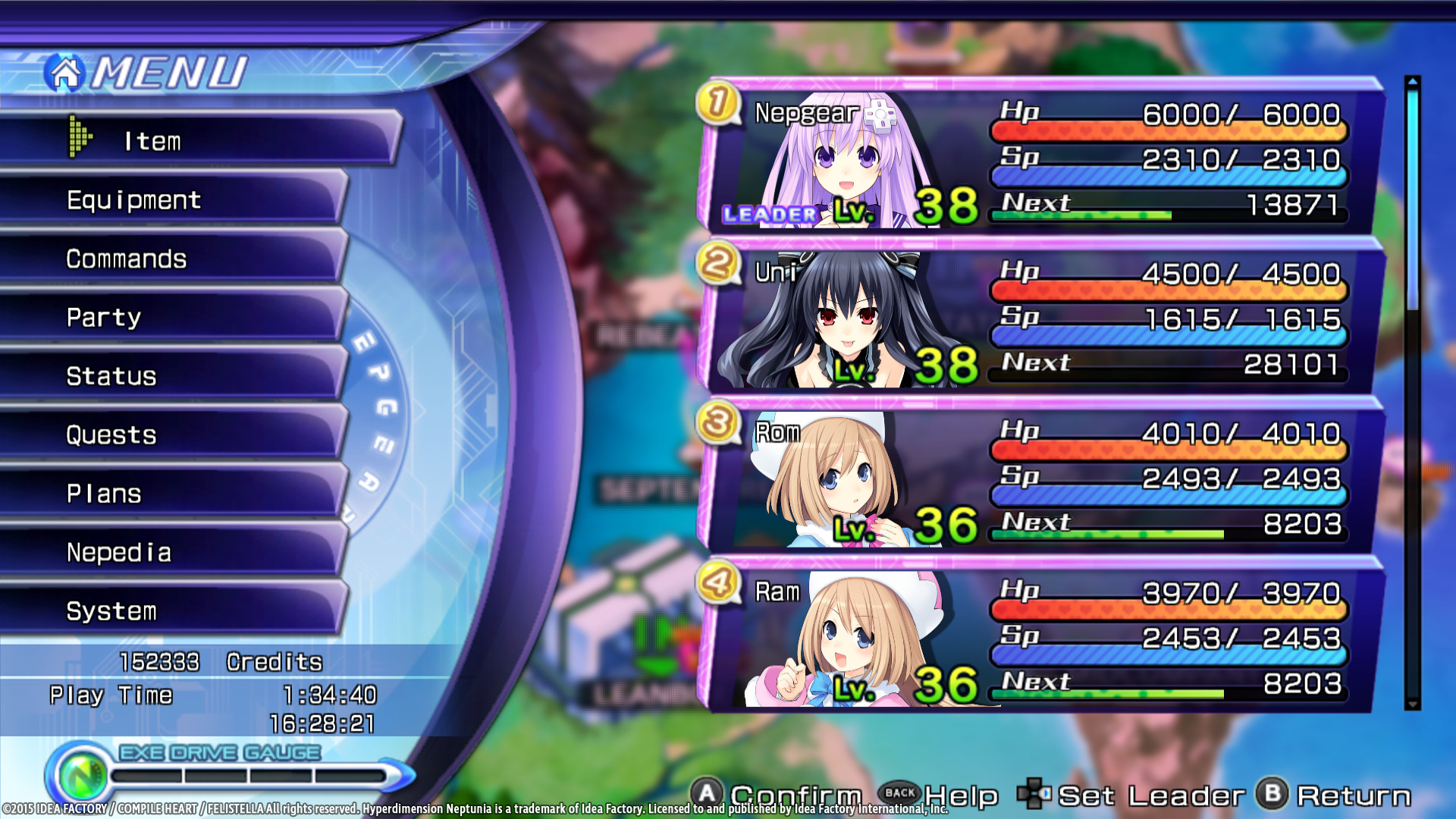 Скриншот 26: Hyperdimension Neptunia Re;Birth2: Sisters Generation