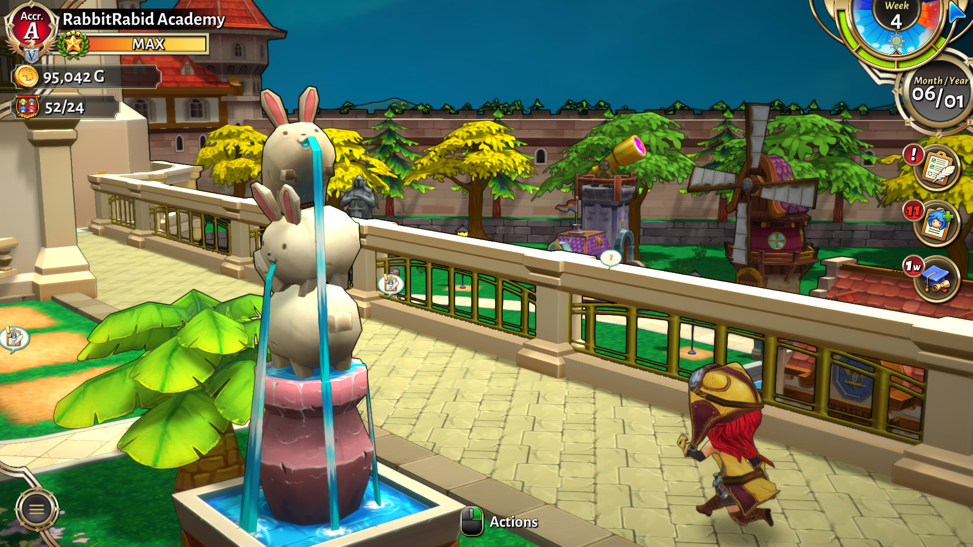 Скриншот: Valthirian Arc: Hero School Story