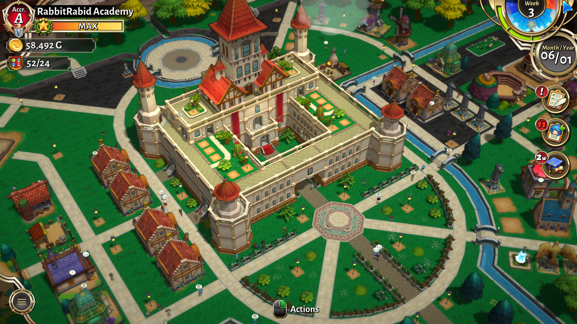 Скриншот: Valthirian Arc: Hero School Story