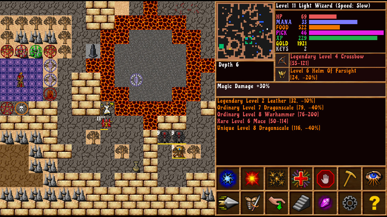 Скриншот: The Curse Of Yendor