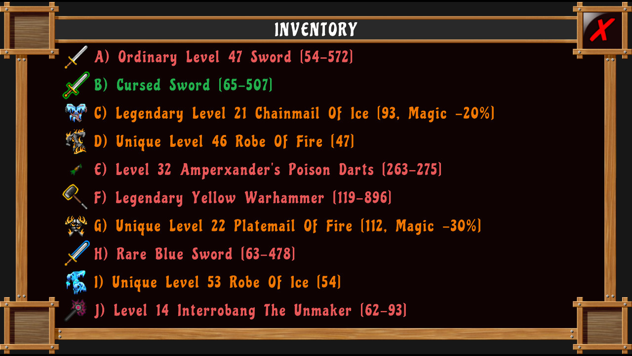 Скриншот: The Curse Of Yendor