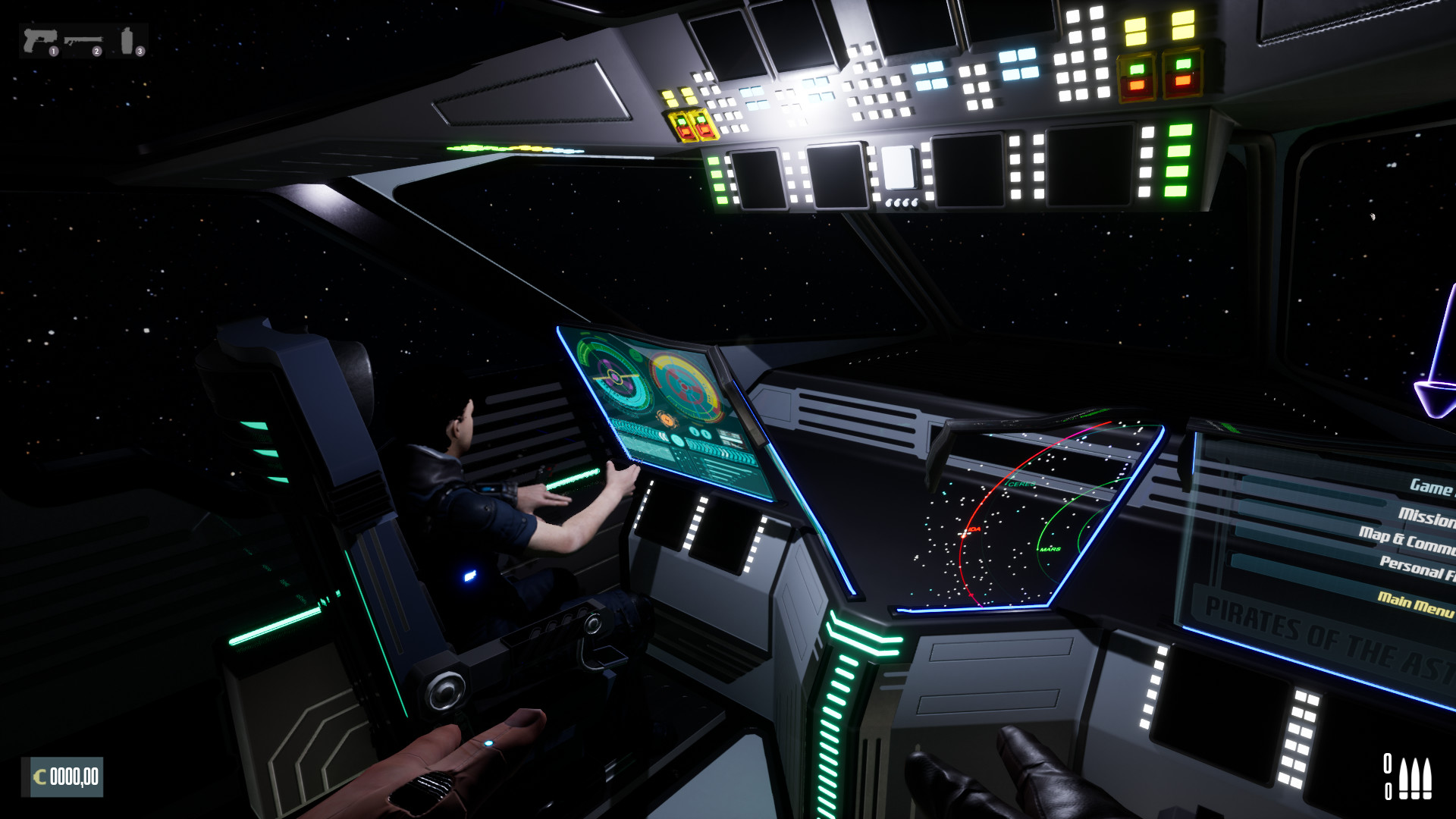 Скриншот: Pirates of the Asteroid Belt