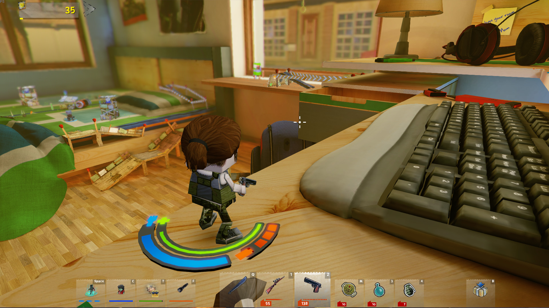 Скриншот: Squareface