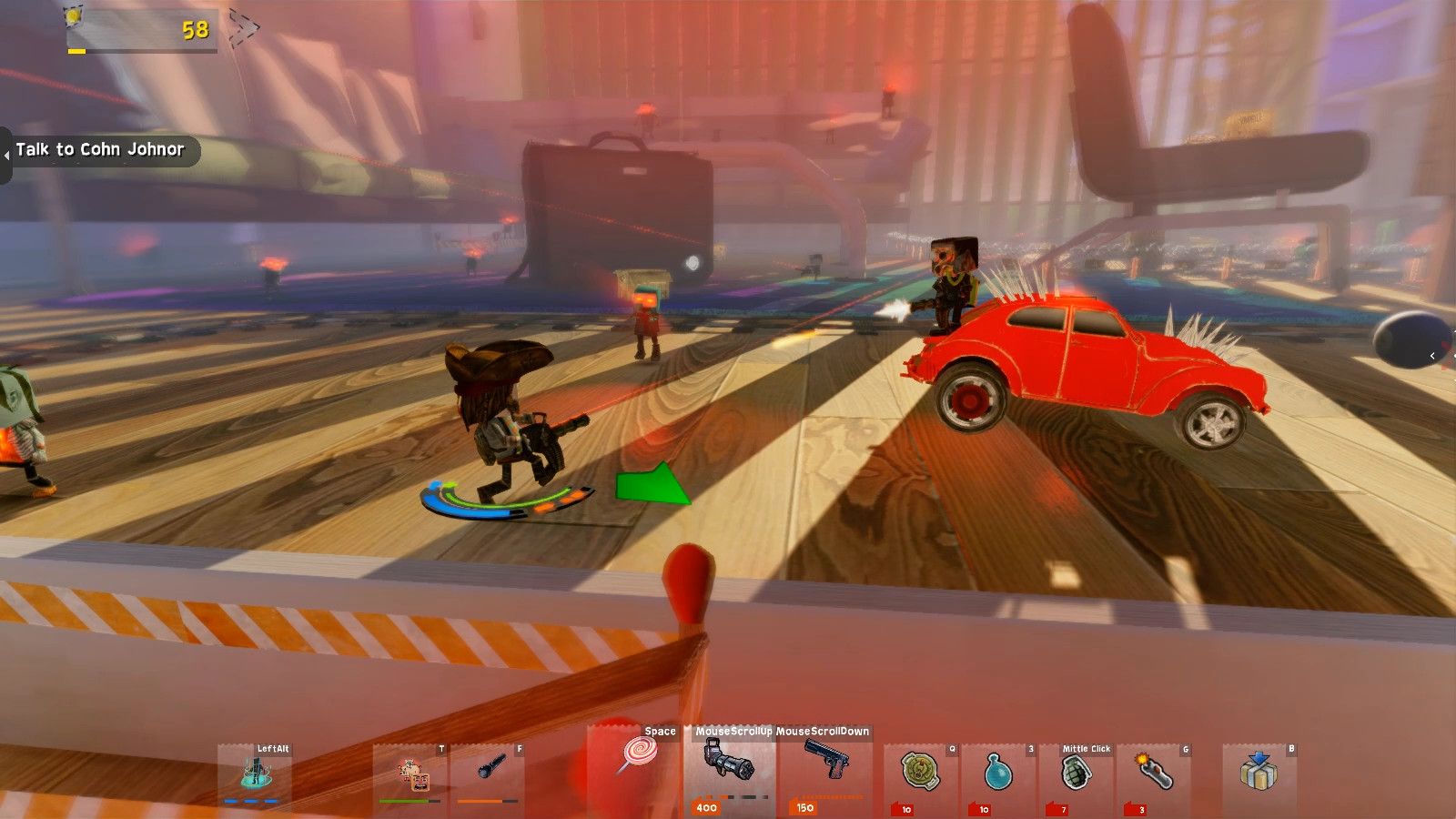 Скриншот: Squareface