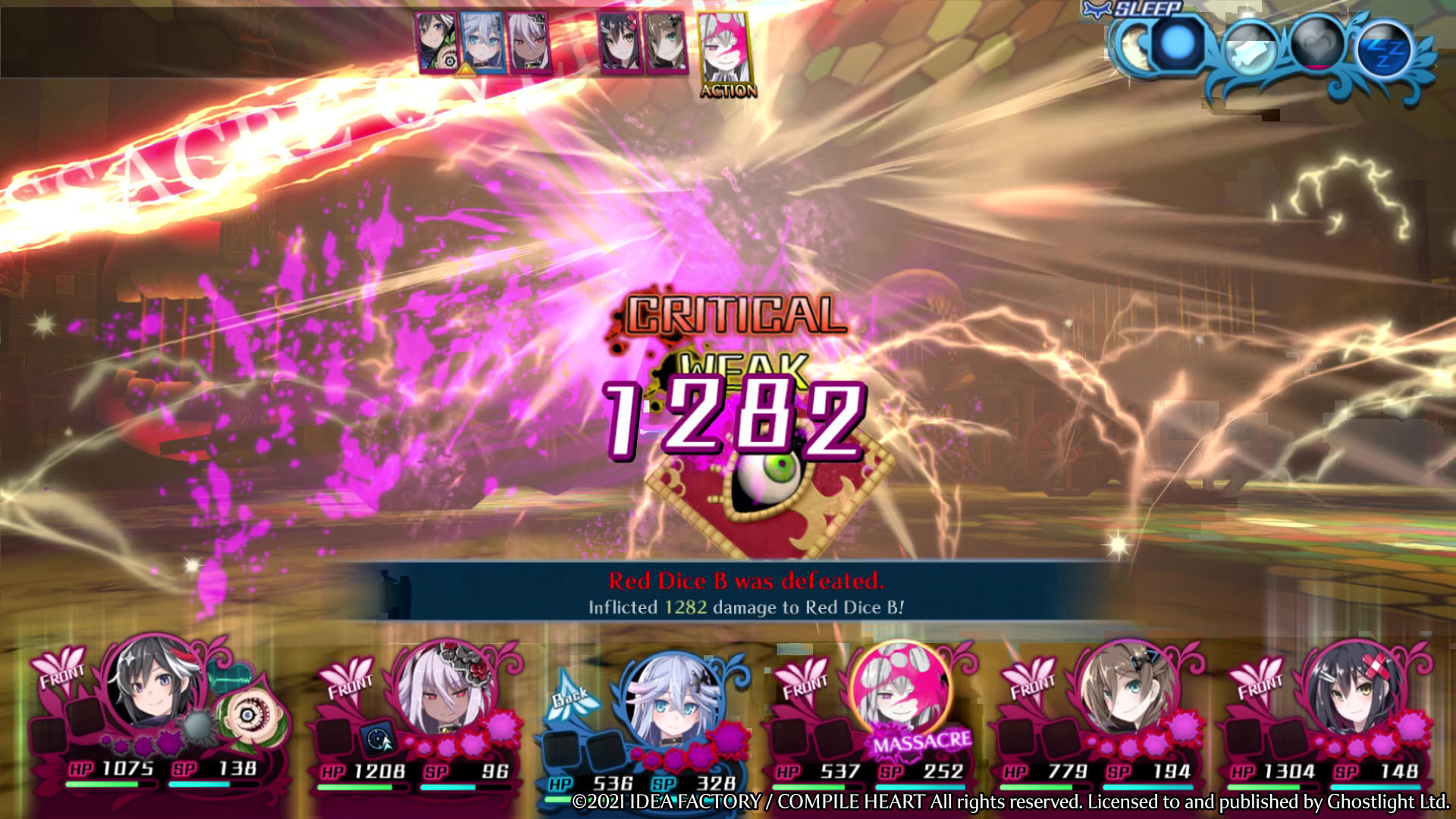 Скриншот: Mary Skelter 2