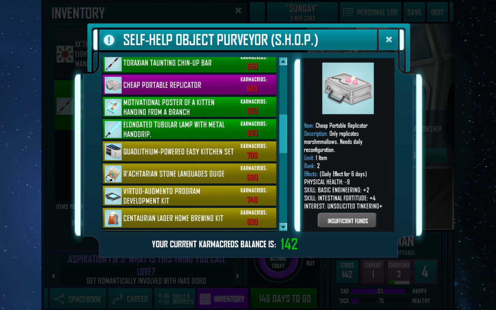 Скриншот: Redshirt