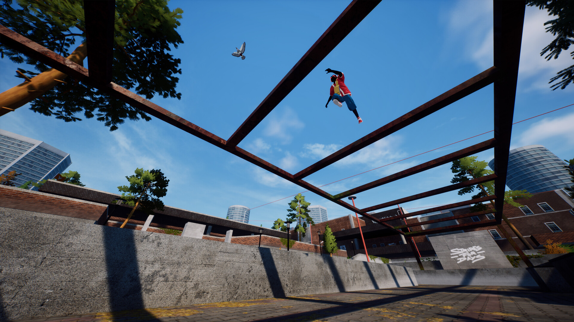 Скриншот: Rooftops & Alleys: The Parkour Game