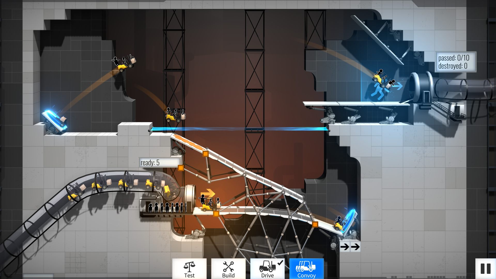 Скриншот: Bridge Constructor Portal