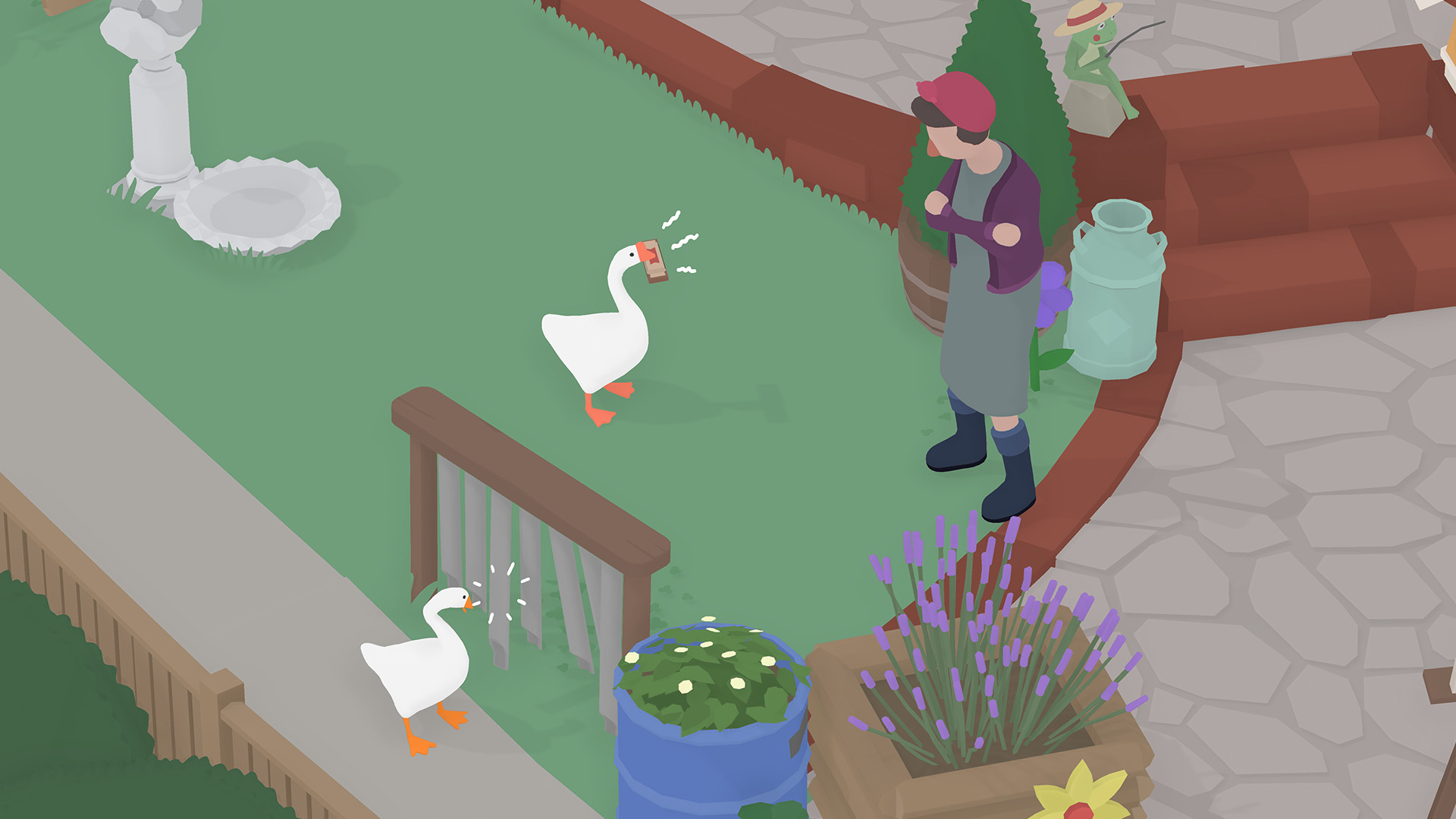 Скриншот 9: Untitled Goose Game