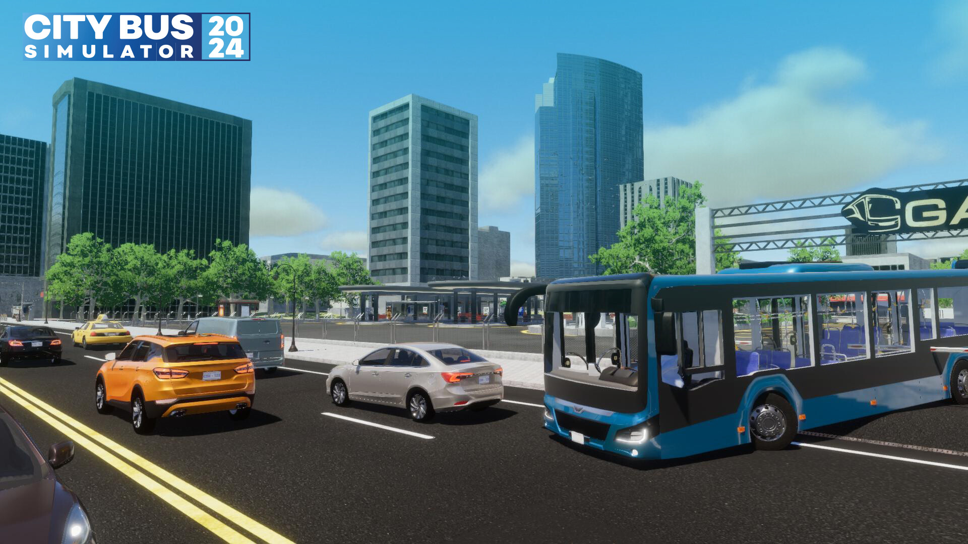 Скриншот: City Bus Simulator 2024