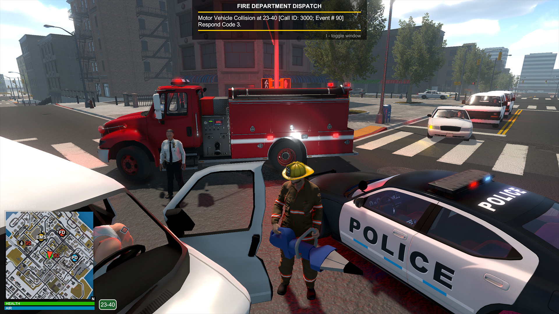 Скриншот 20: Flashing Lights - Police, Firefighting, Emergency Services (EMS) Simulator
