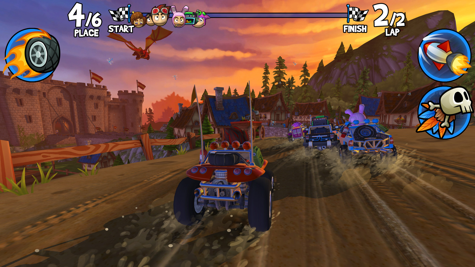 Скриншот: Beach Buggy Racing 2: Island Adventure