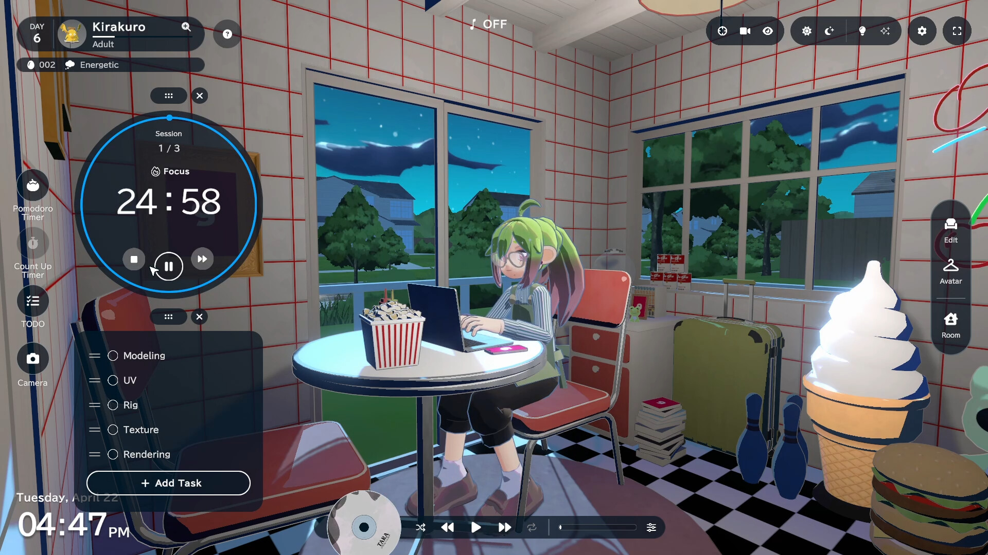 Скриншот 8: gogh: Focus with Your Avatar