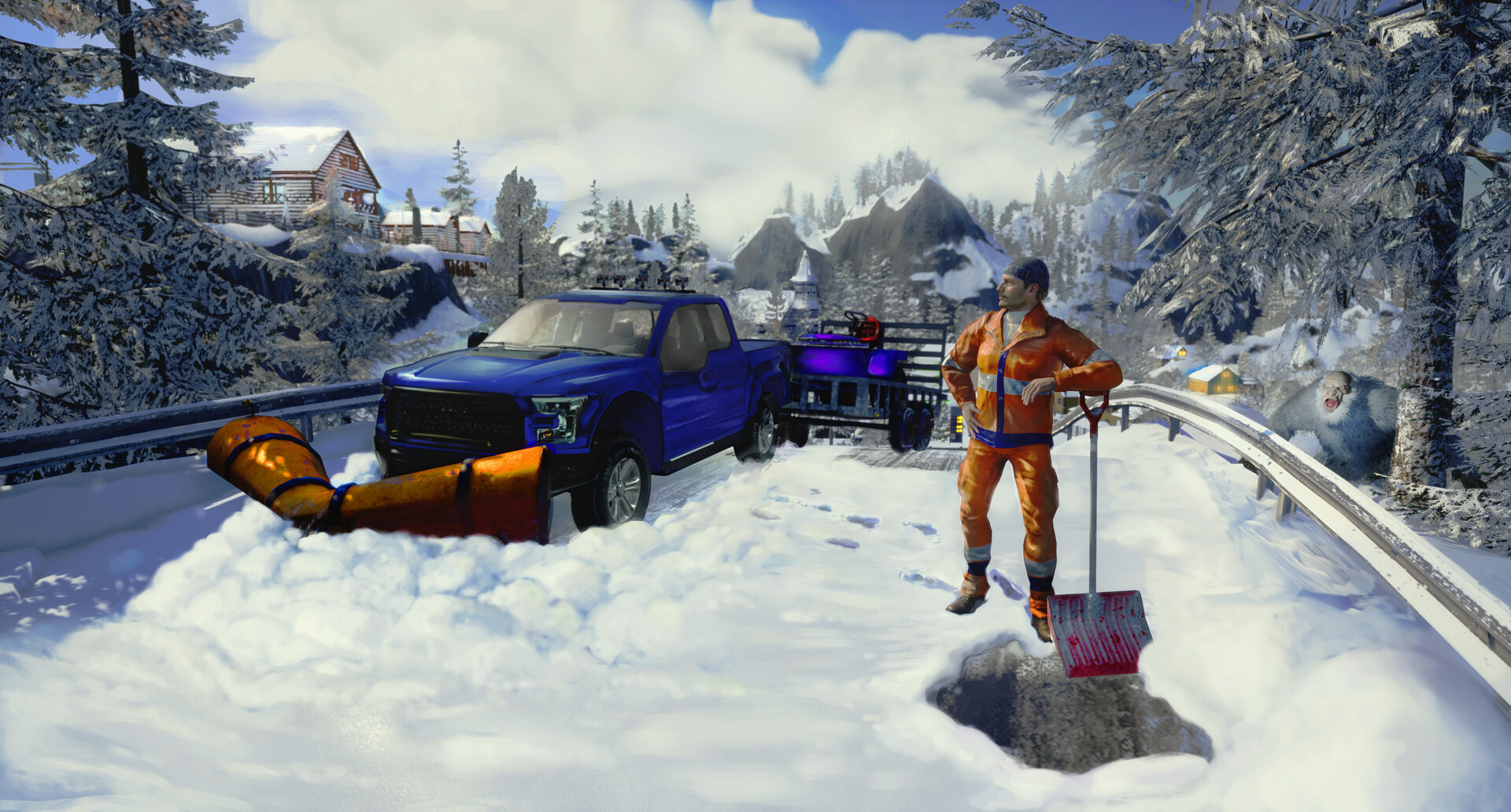 Скриншот 23: Snow Plowing Simulator