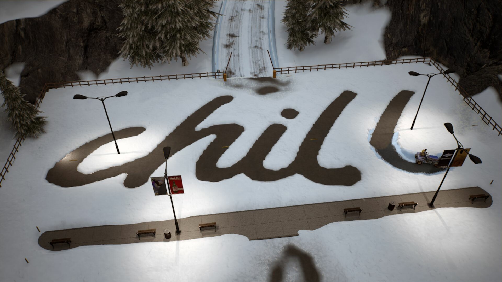 Скриншот: Snow Plowing Simulator