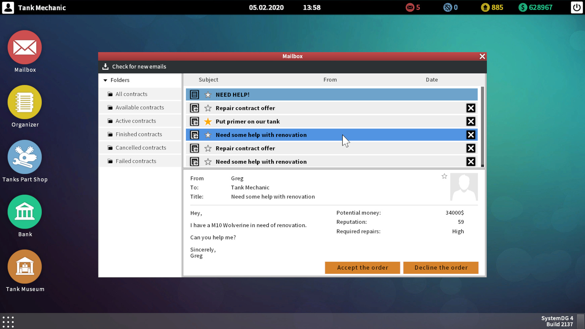 Скриншот 23: Tank Mechanic Simulator