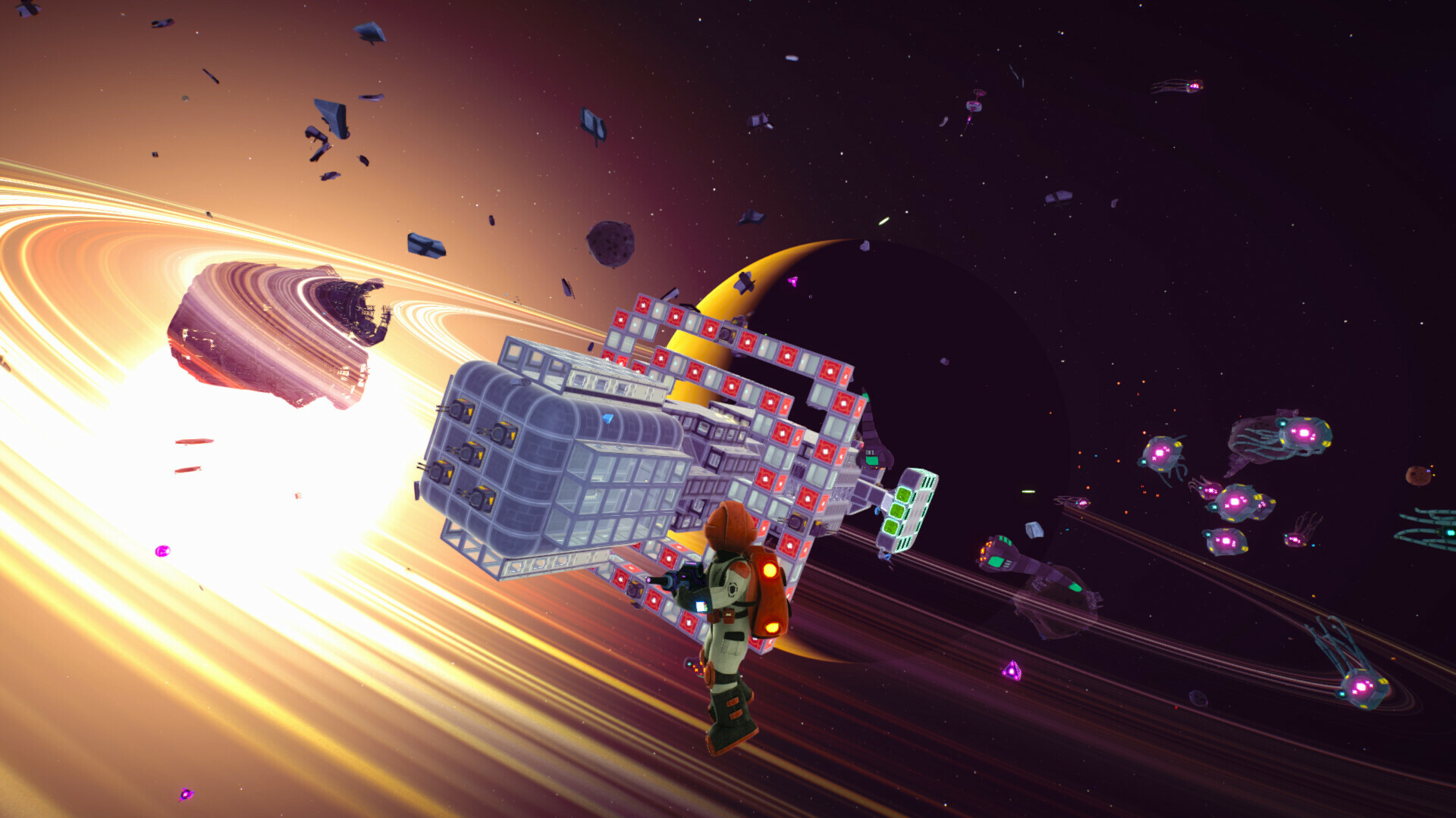 Скриншот: Space Trash Scavenger