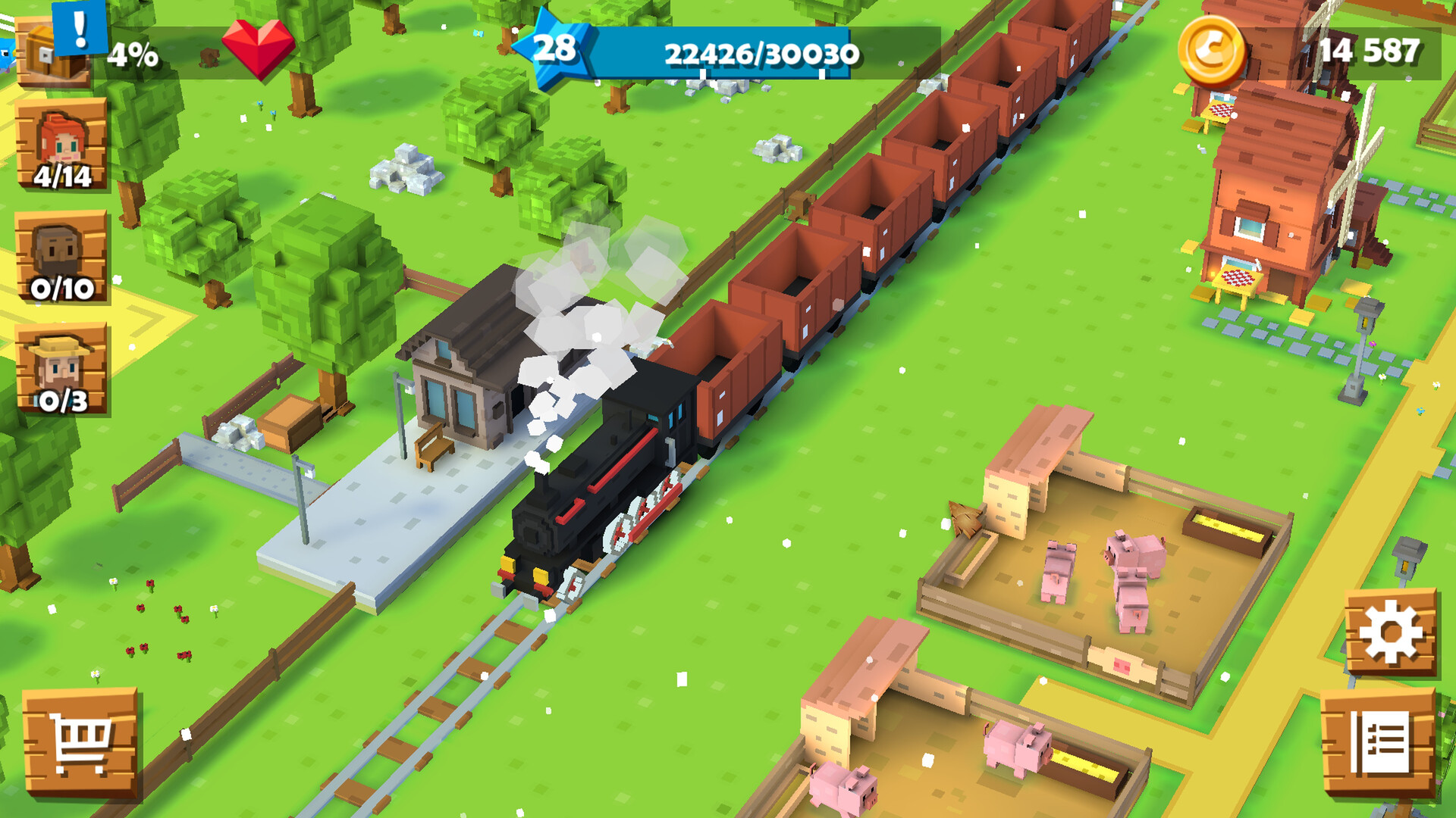 Скриншот: Blocky Farm