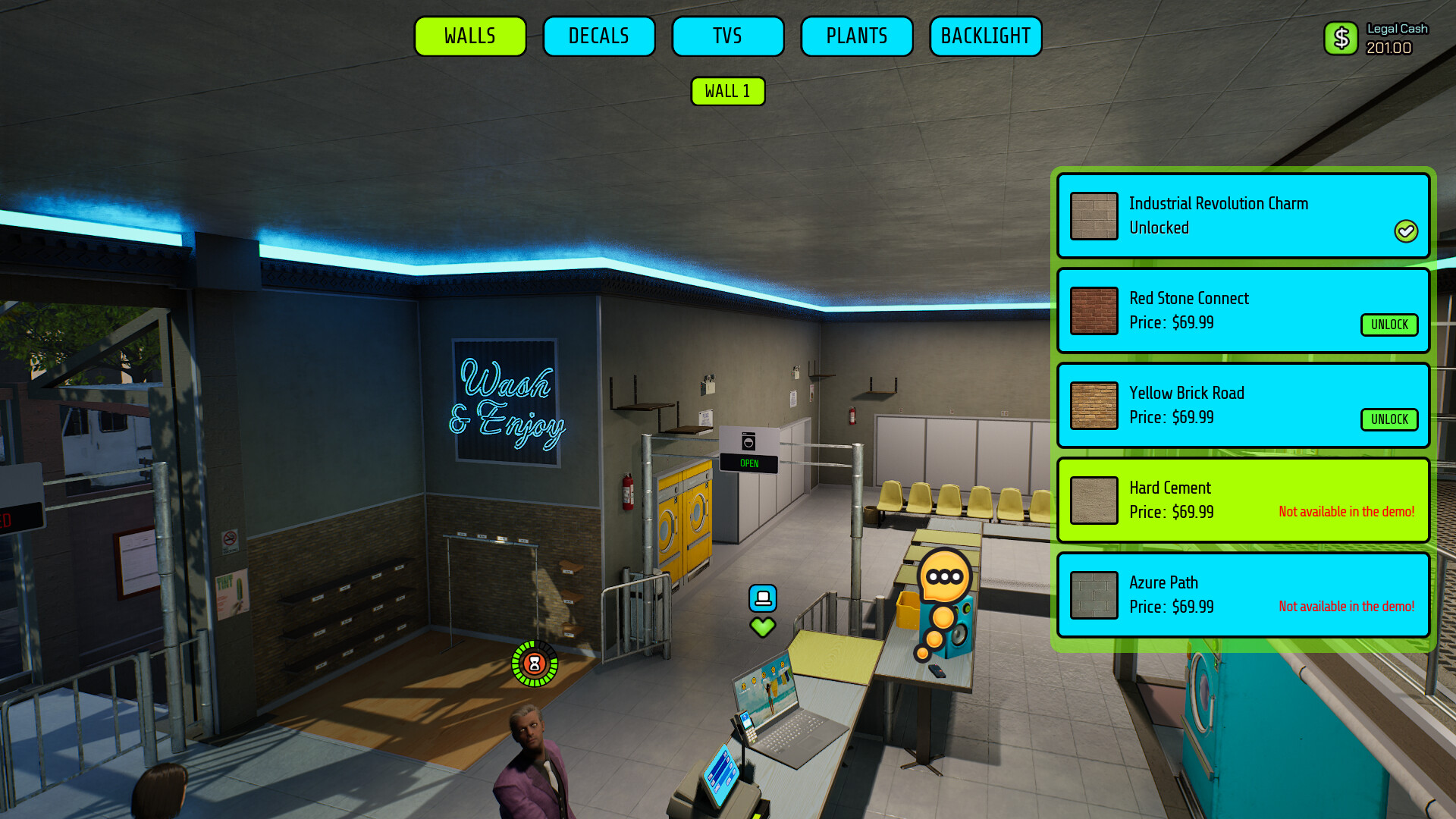 Скриншот 23: Laundering Simulator - Clean Cash and Laundry