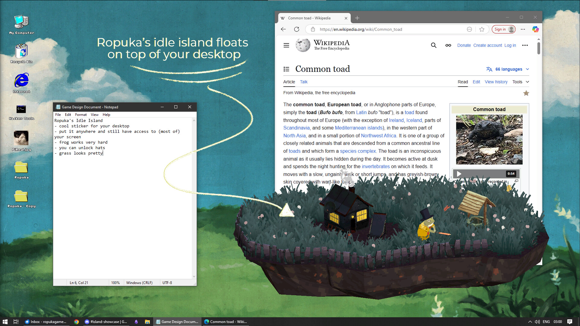 Скриншот: Ropuka's Idle Island