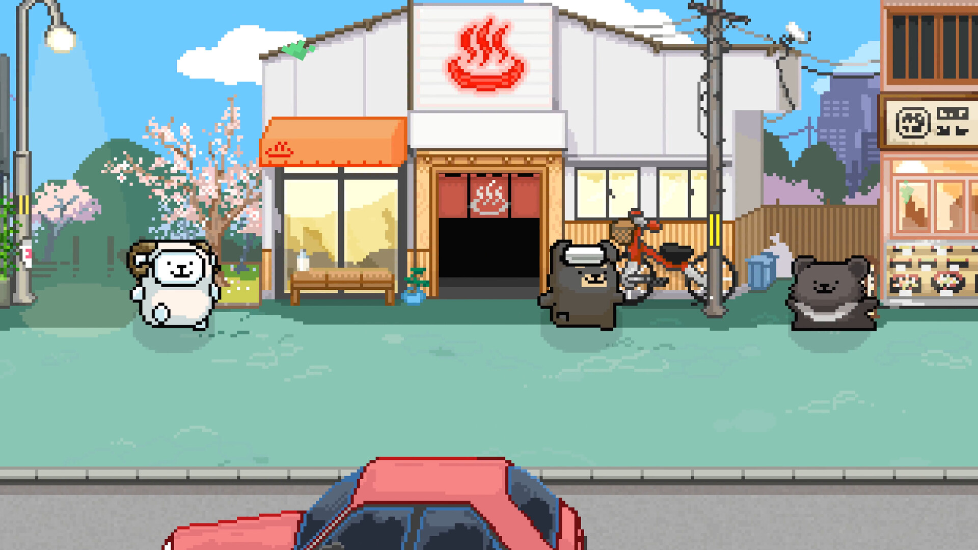 Скриншот: Maltese's Fluffy Onsen