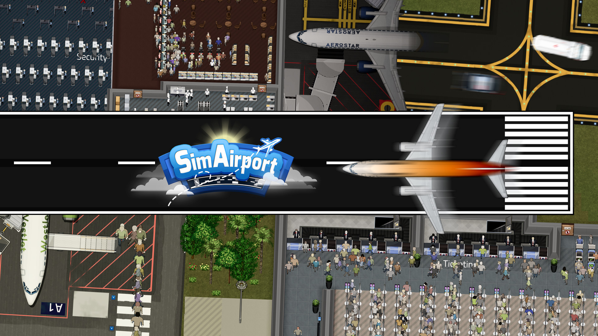 Скриншот: SimAirport