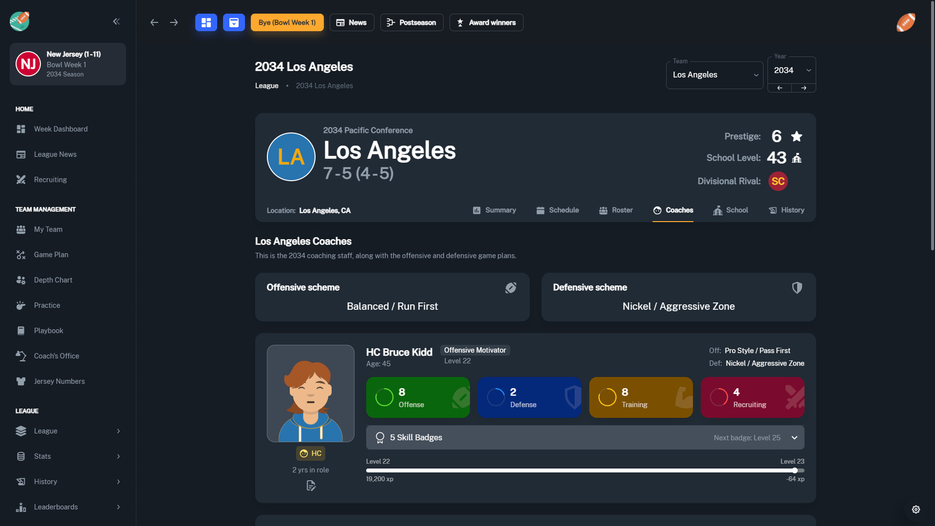 Скриншот 21: Football Coach: College Dynasty