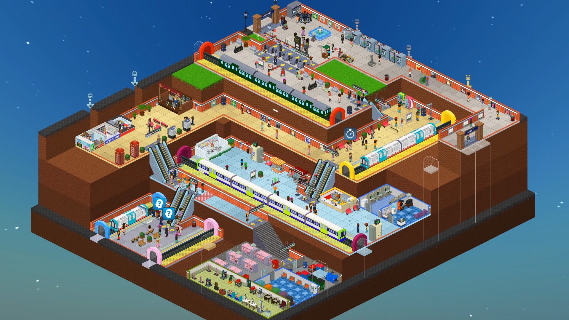 Скриншот: Overcrowd: A Commute 'Em Up