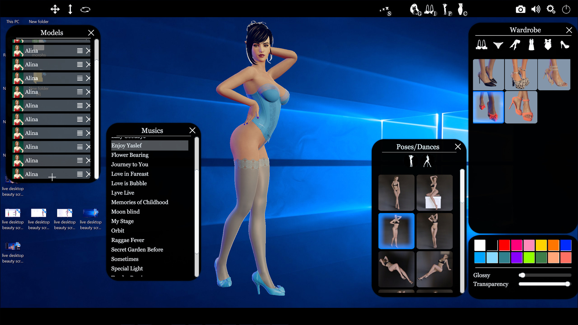 Скриншот 10: live Desktop Beauty