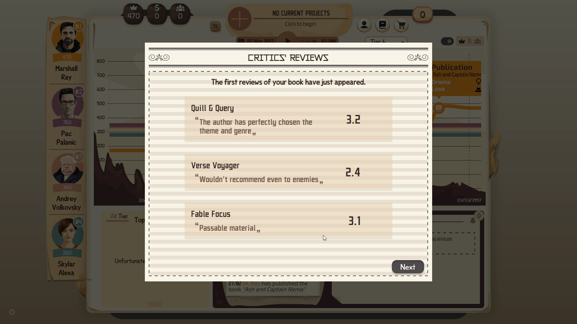 Скриншот: Writer's Rush