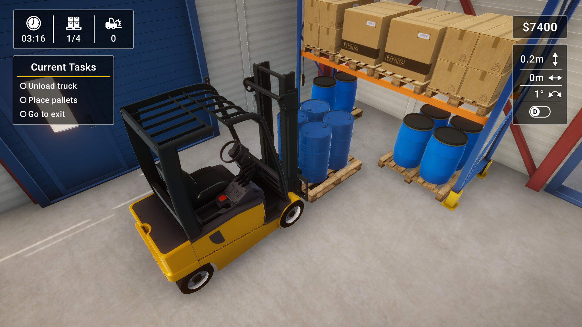 Скриншот 6: Forklift Simulator 2023