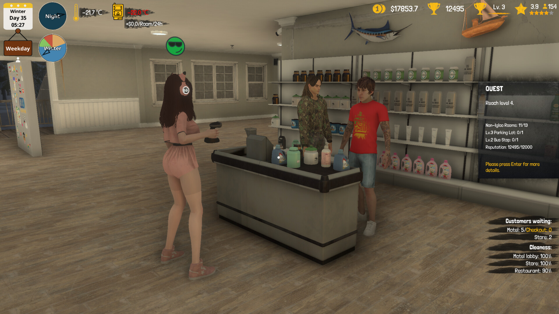 Скриншот 16: Arctic Motel Simulator