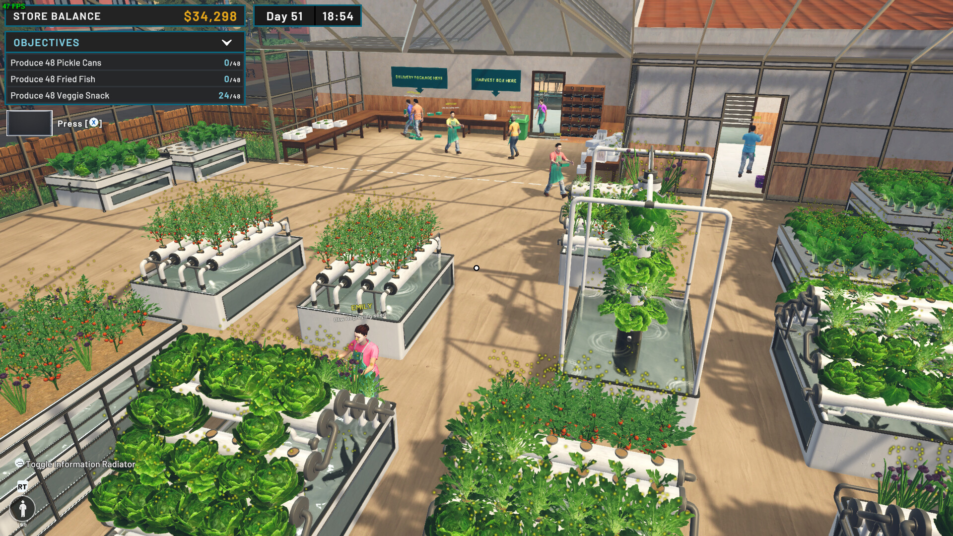 Скриншот: Hydroponics Farm & Store Simulator