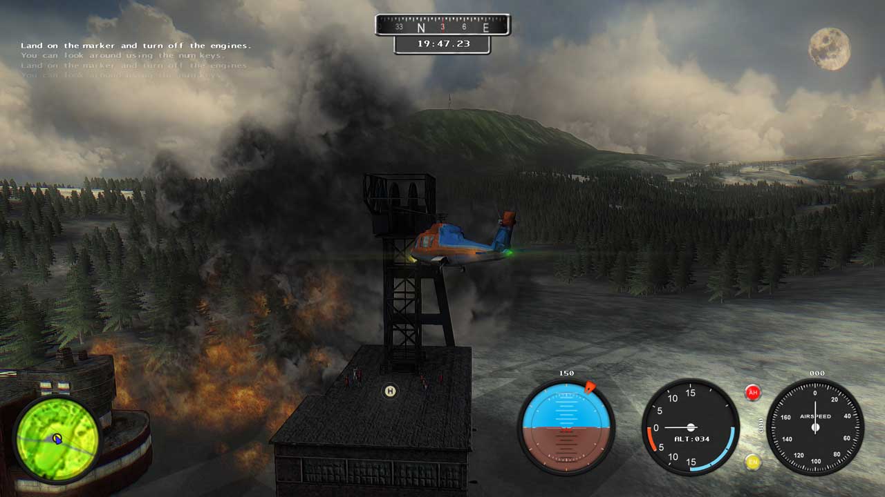 Скриншот 6: Helicopter Simulator 2014: Search and Rescue Demo