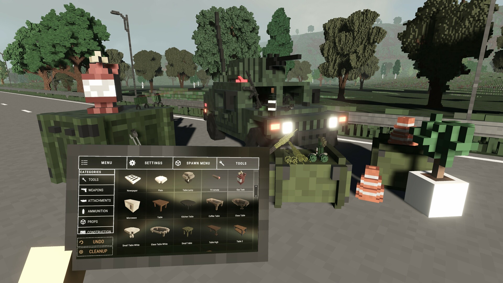 Скриншот: Voxel Project VR