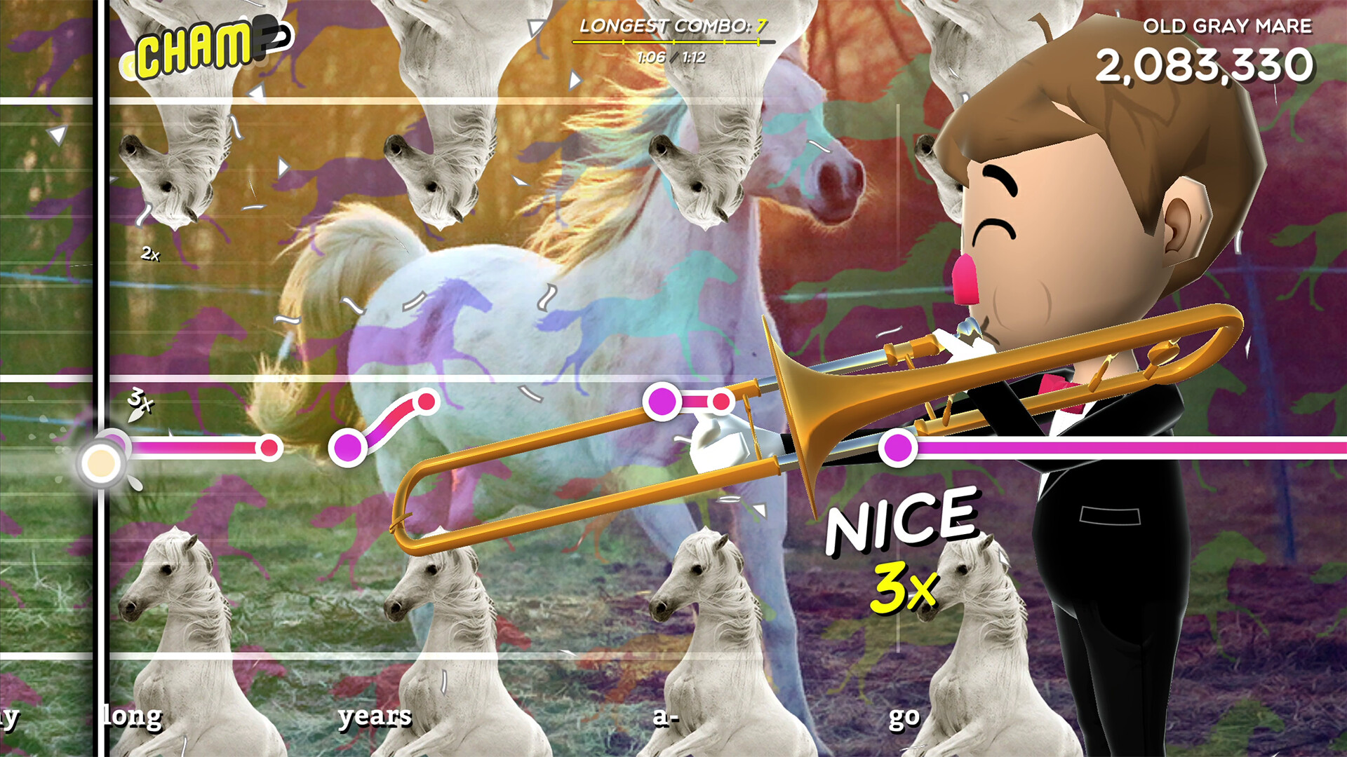 Скриншот: Trombone Champ